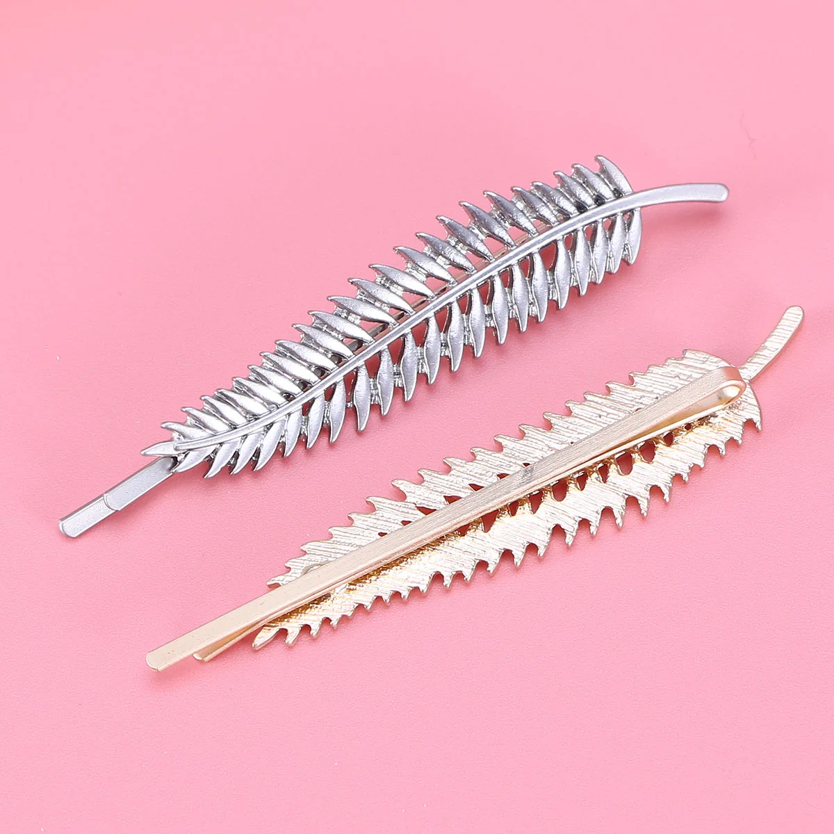 

2pcs Alloy Hair Clips Women Metal Hairpin Decorative Durable Elegant Accessories Travel Outing Gift Female Friends Families