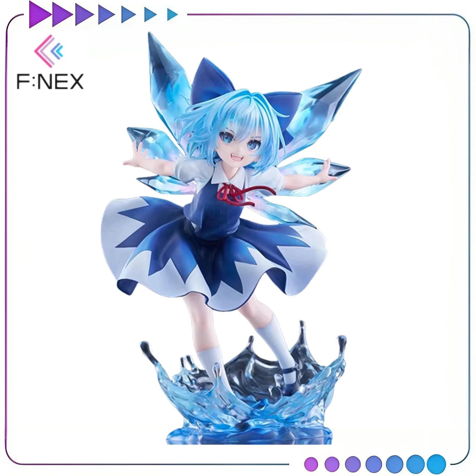 

【Оригинал】F:NEX Oriental Project Cirno, масштаб 1/7, фигурки, коллекционные модели, классические аниме-игрушки