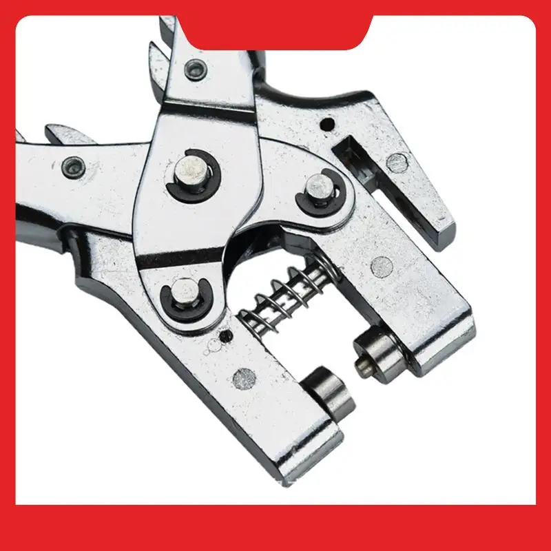 Eyelet Hole Puncher Leather Belt Hole Punch Plier Revolve Sewing Machine Bag Setter Tool Household Leathercraft
