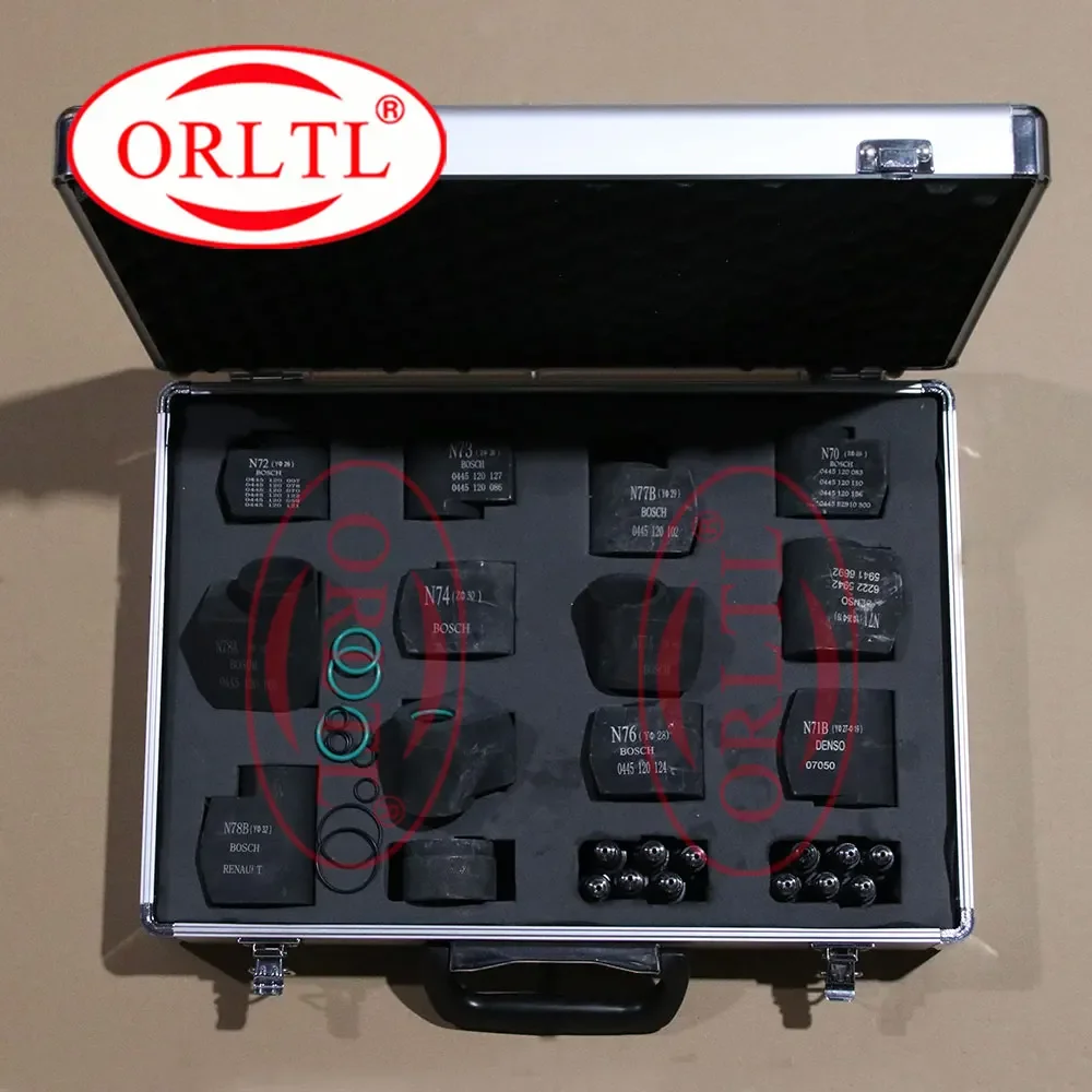 ORLTL Common Rail Injector Removal Tools Total 12 Pieces Universal Assemble And Disassemble Frame Fuel Injection Clamp