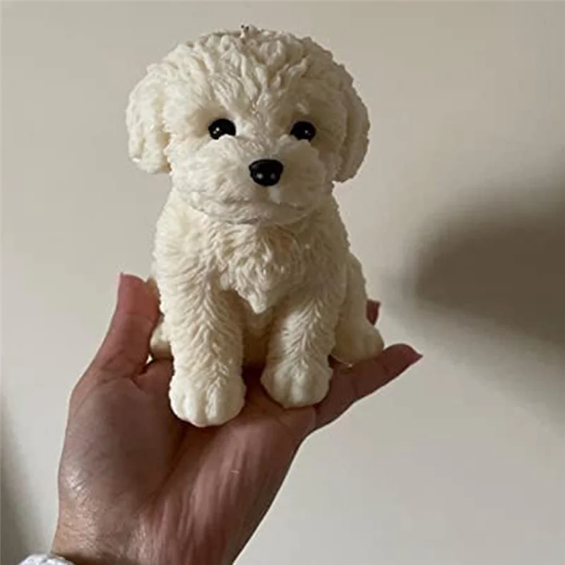 【Hot-Selling!】Dog Mold,3D Dog Silicone Candle Mold Cute Puppy Soap Mold Handmade Softsoap, DIY Home Ornaments Decorations