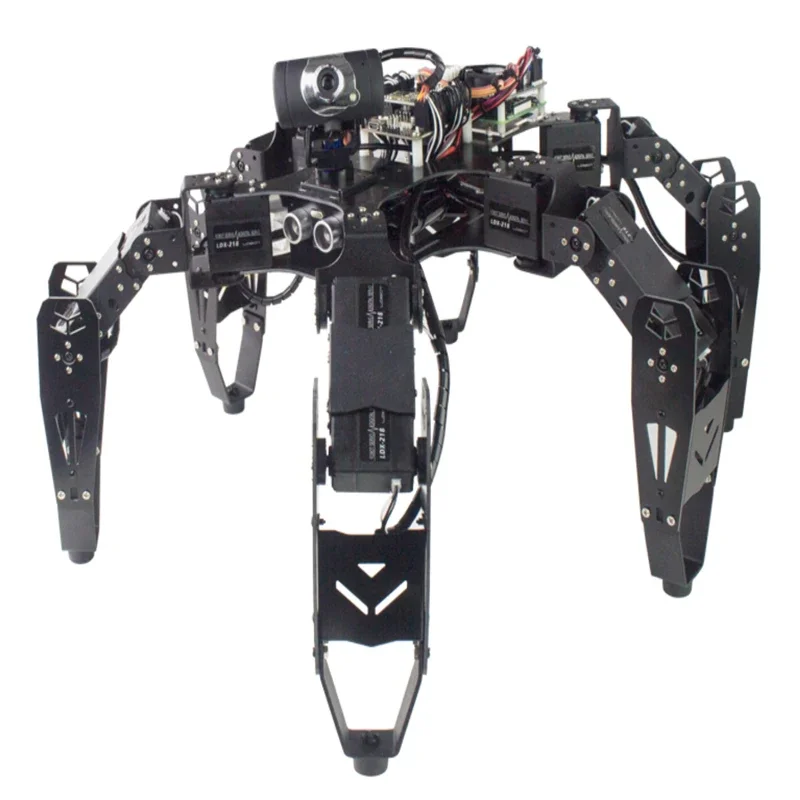 روبوت عنكبوت بستة أرجل يستخدم تعليم Raspberry PI على الروبوتات wifi/RaspberryPi الذكاء الاصطناعي #2