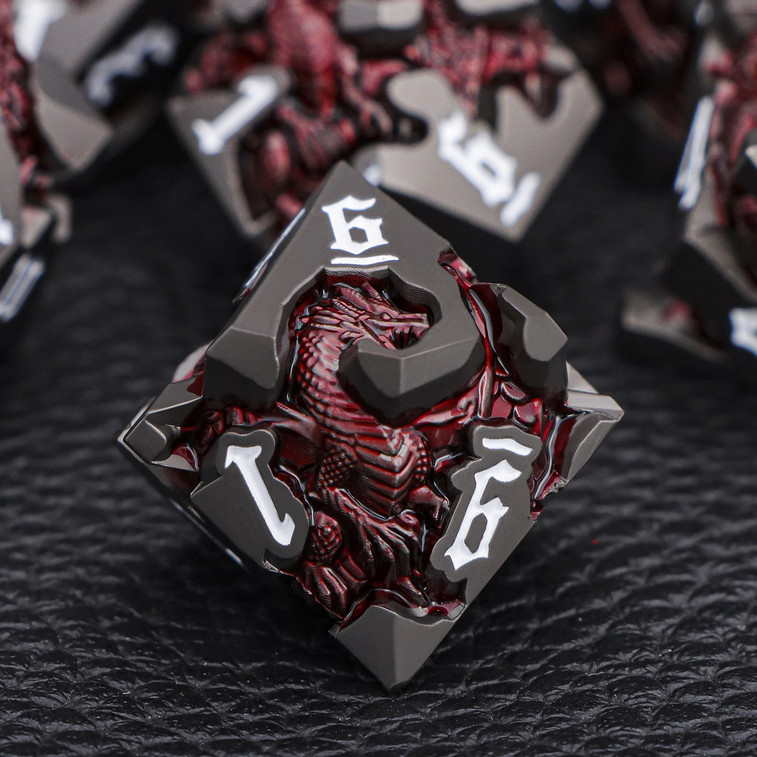 7PCS D20 Dragon Dnd Metal Dice - Board Game Dungeons And Dragons review and price