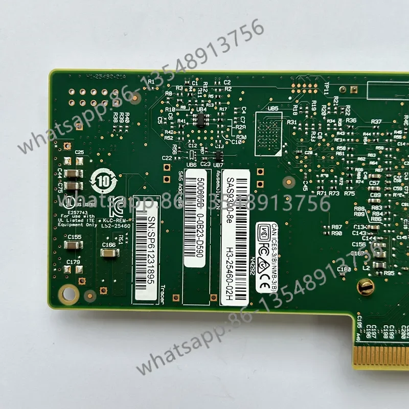

Оригинальная внешняя карта HBA LSI 9300-8e LSI00343 SAS3008 12 Гбит/с, проходная карта