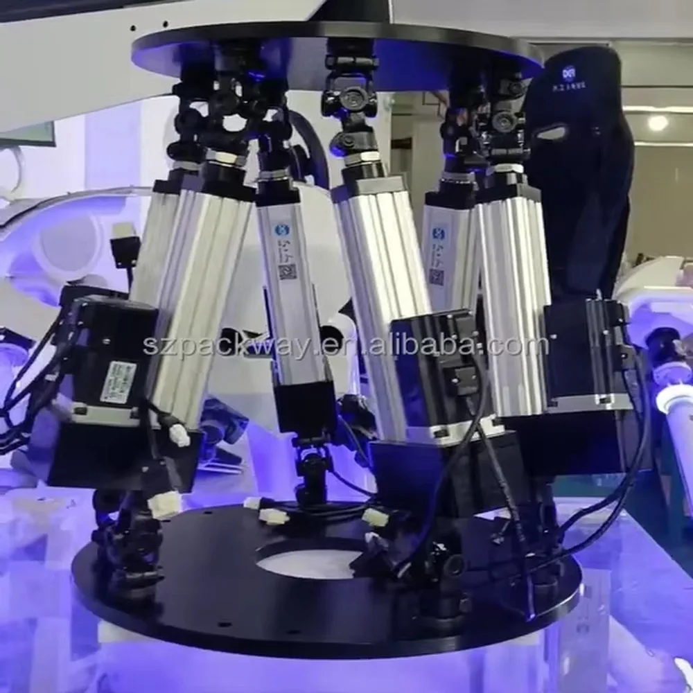 Heavy Duty 20 Ton Six Axis Motion Platform with Servo Linear Actuator Planetary Roller Screw and Reducer for Simulator