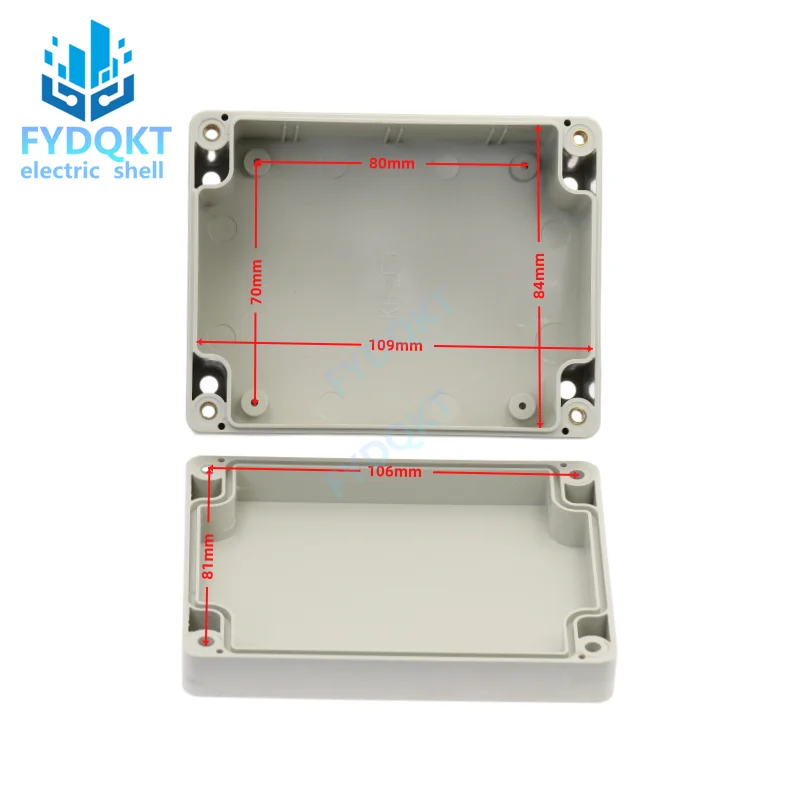 1pcs 115x90x55mm Waterproof Plastic Shell Security power supply case Electronic instrument box Outdoor wiring