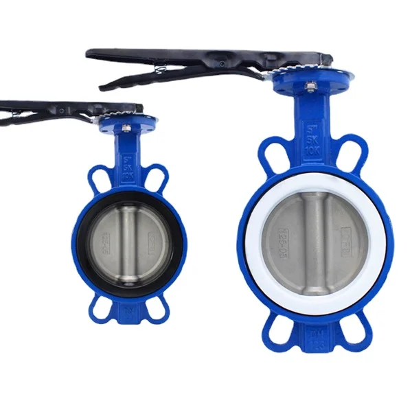 

D71x/F-16Q Cast Iron Wafer Butterfly Valve 304 Stainless Steel PTFE Manual Disc Valve