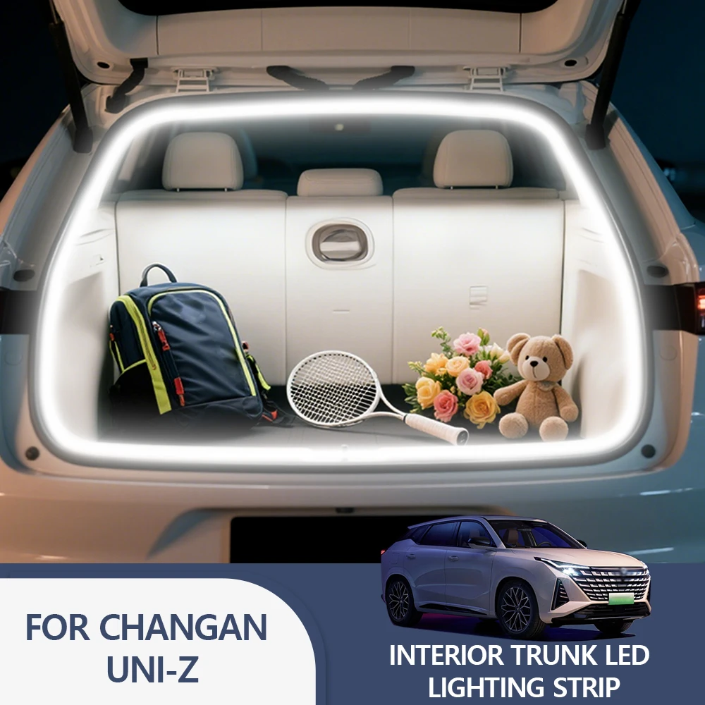 

FOR CHANGAN UNI-Z Rear Trunk LED Light Bar Strips Trunk Interior Decorative Lamp Strip Luggage Atmosphere Light