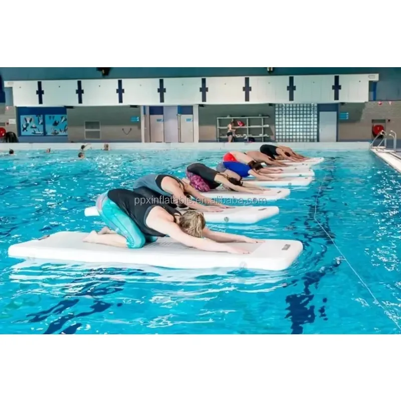 Newly Upgraded Inflatable Yoga Mat Water Sports Air Track Inflatable Water Sadhu Board Yoga Pool Foldable Fitness Floating