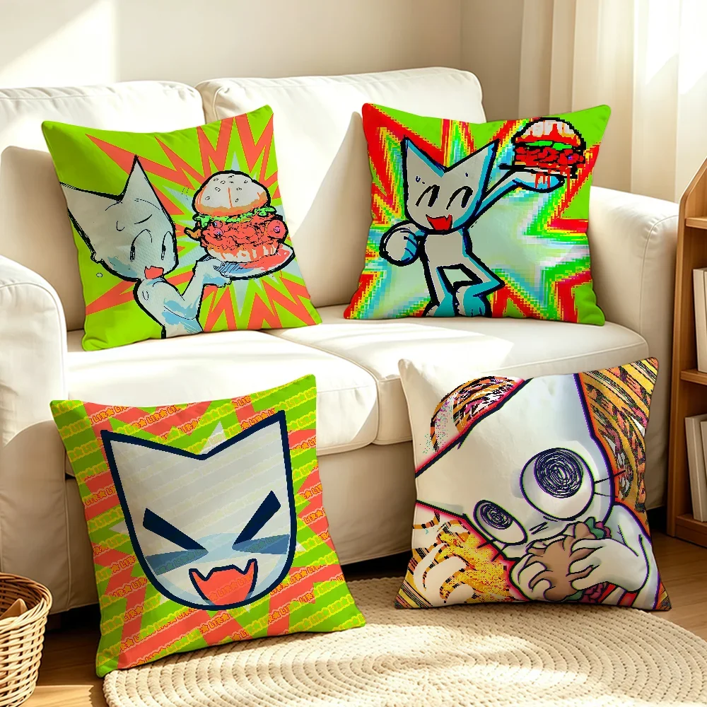 Singer Artist F-Femtanyl Token cushion cover Soft Smooth Pillow Case Hidden Zipper Washable Decorative Couch Office Gift