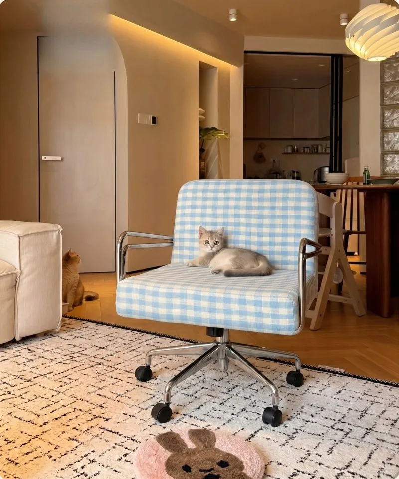 Home Office Computer Chair, Height Adjustable Swivel Desk Chair, Ergonomic Back Support, Comfortable for Long Sitting