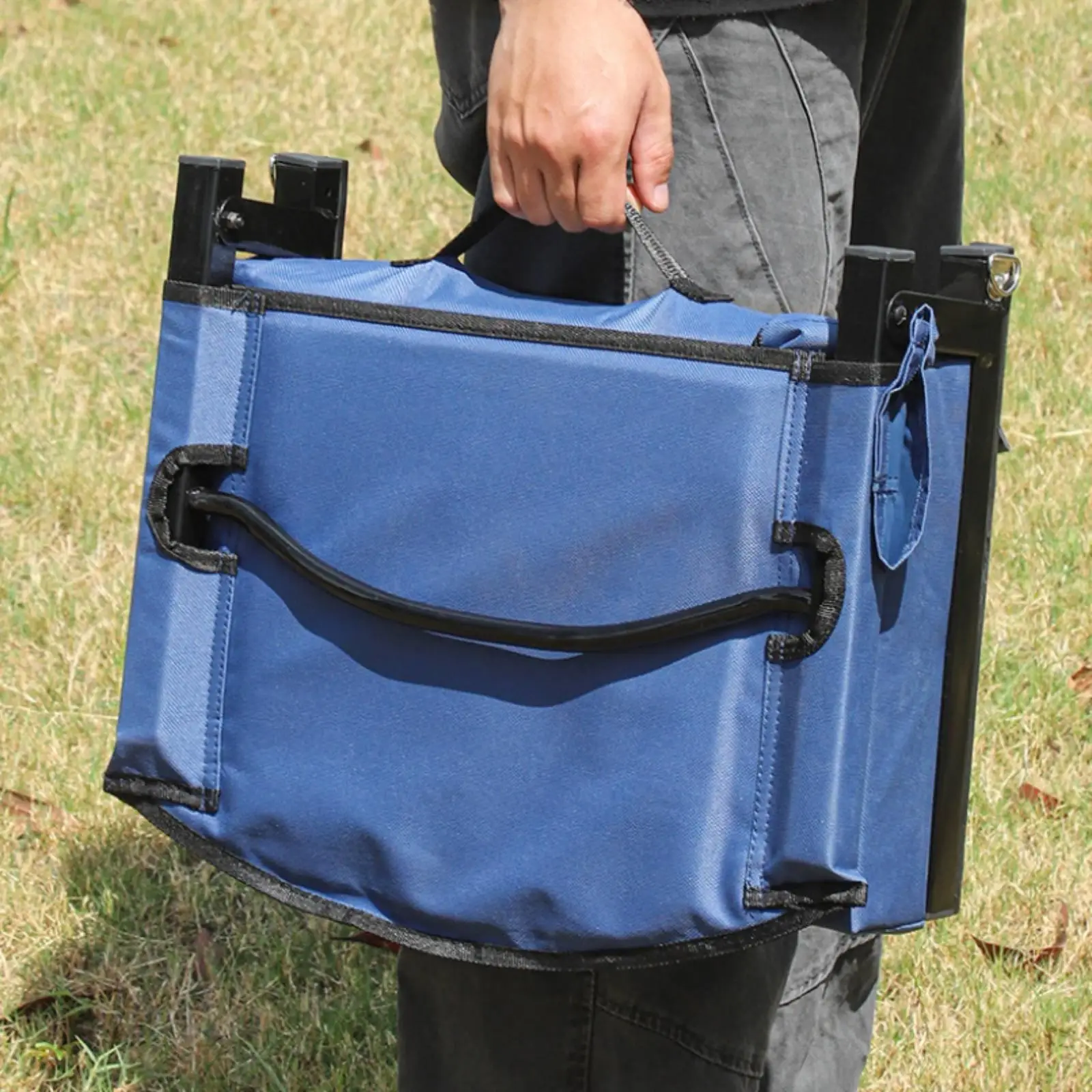 Folding Stadium Seat with Back Support Foldable Portable Bleacher Chair Cushion