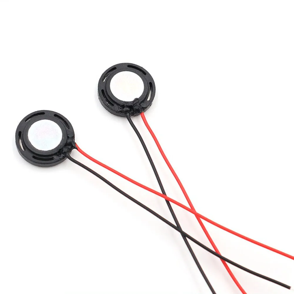 5 Stück 15 mm 1 W 8 Ohm Lautsprecher mit Kabel 15 x 3,7 mm Lautsprecher Audio für Tablet DIY Telefon Computer Trompete Horn