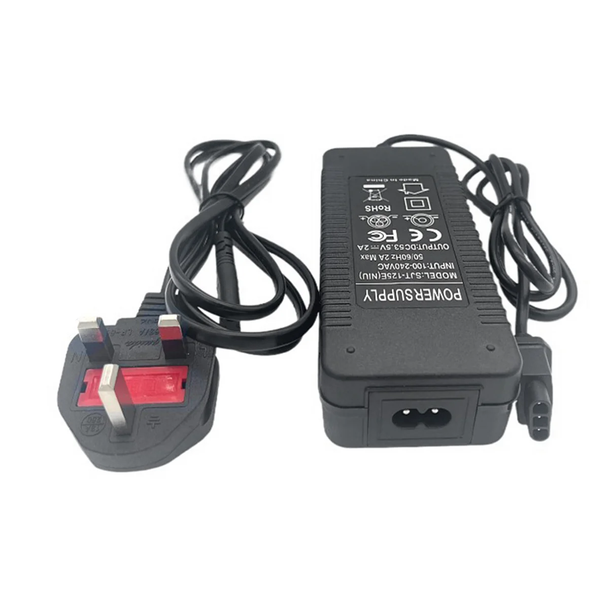 Electric Scooter Power Adapter for NIU KQi 2/ KQi 3 Scooter Charger 53.5V 2A Lithium Battery Charger UK Plug