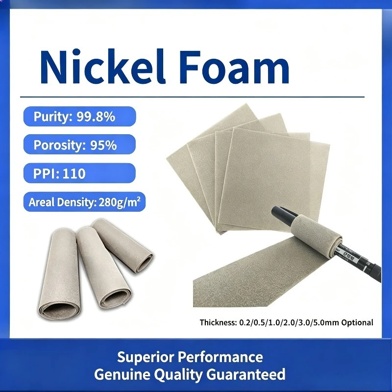 Nickel Foam Battery Grade Foamed Nickel for Supercapacitor Battery Use