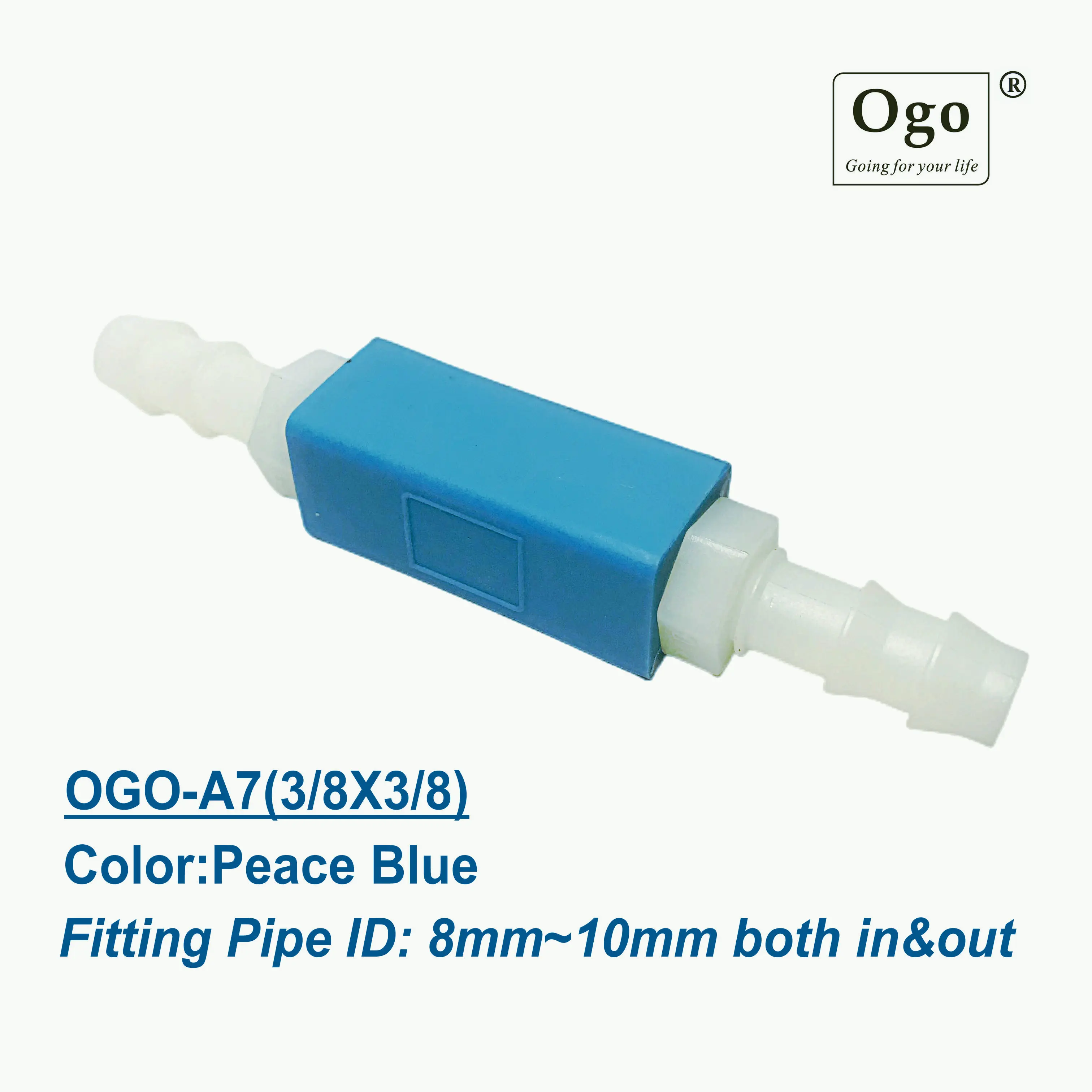 OGO PROFESSIONAL HHO ARRESTOR 3/8X3/8 Peace Blue