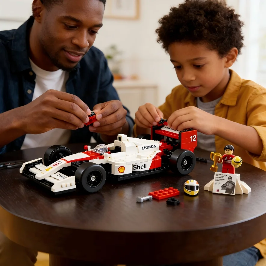 ディズニー-10330-693-個-f1-レーシング車両ビルディングブロックキット高品質モデルハロウィンギフトリビングルームインテリア装飾品