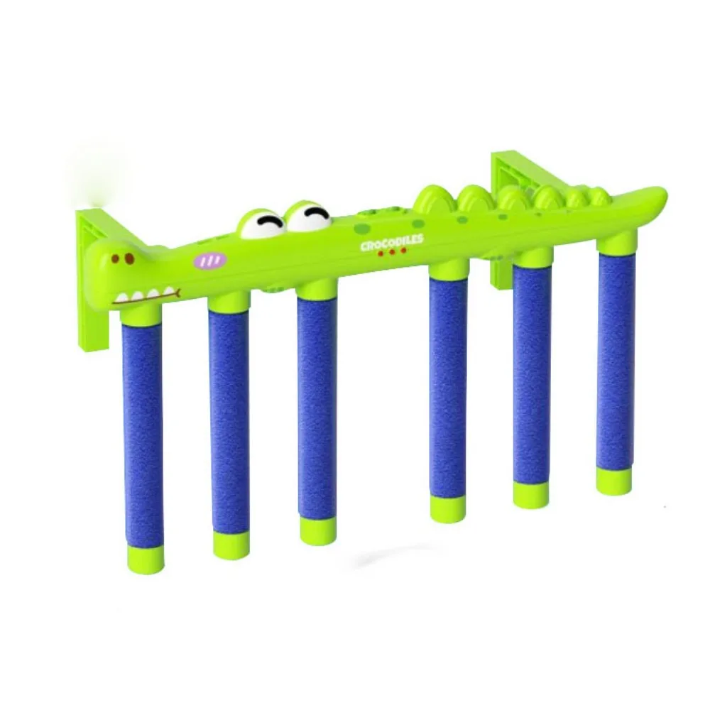 

Crocodile Challenge Falling Sticks Game Exercise Prop Quick Reaction Eye And Hand Grabbing Stick Adjustable Falling