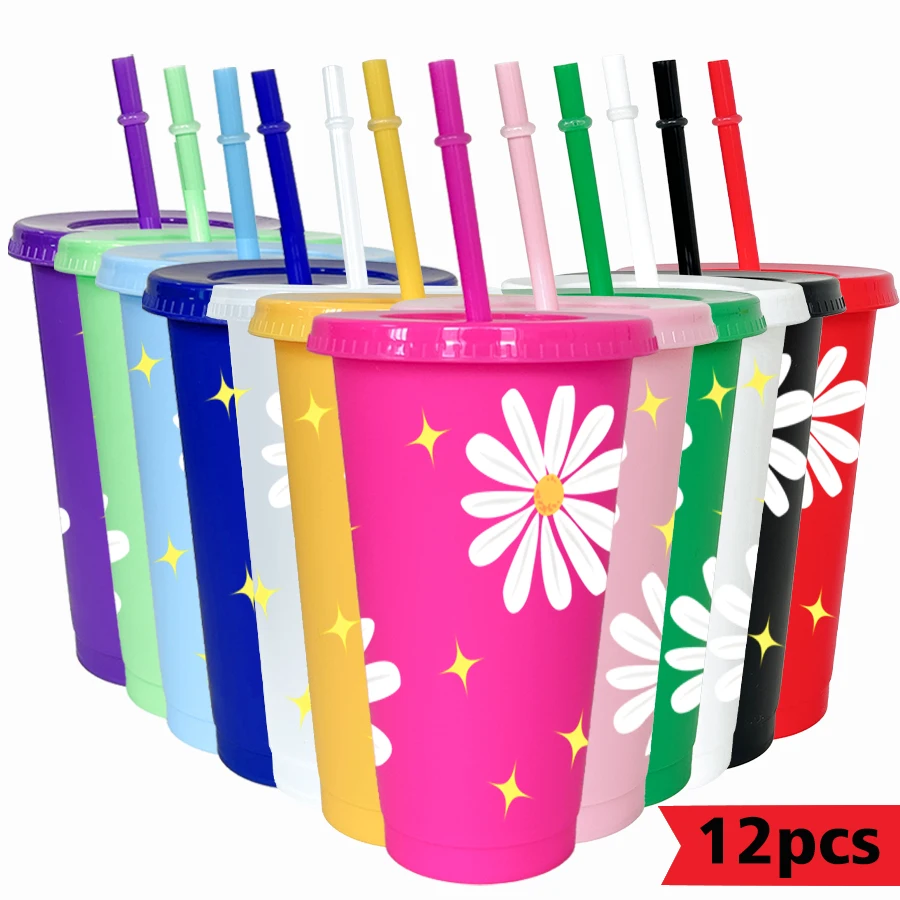 12 unids/pack Disney, Margarita, estrella 26oz vaso de plástico de colores utensilios para beber fiesta de cumpleaños taza de café de jugo