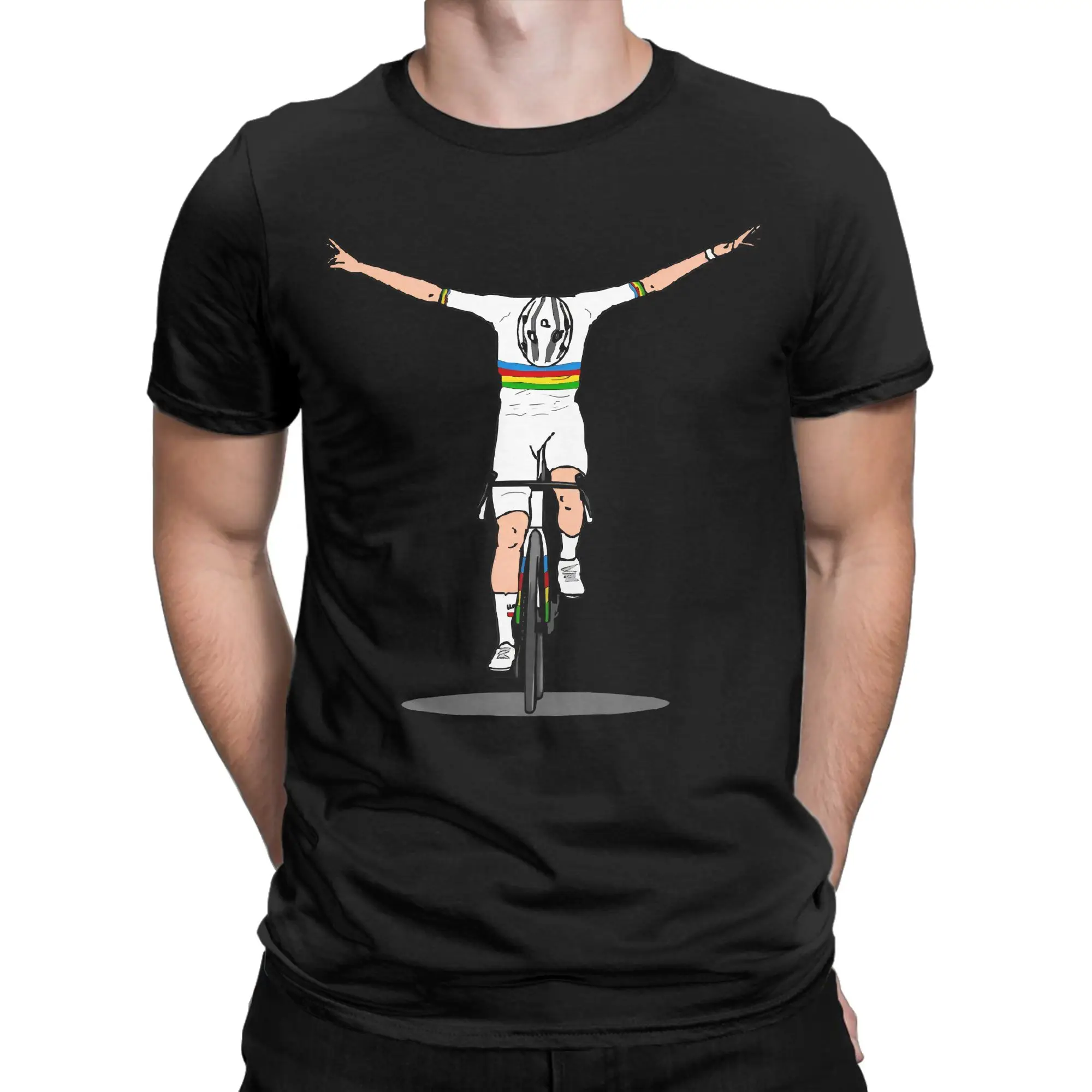Men TADEJ POGACAR Cycling Pogi world T Shirts  Pure Cotton Clothing Casual Short Sleeve Crewneck Tees Classic T-Shirts