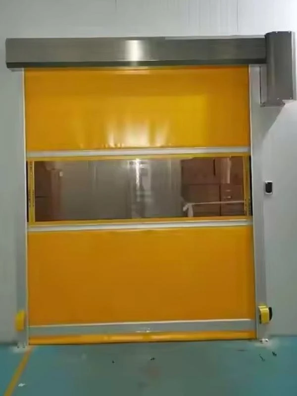 PVC fast rolling shutter door automatic lifting rolling shutter door dust-free workshop rolling shutter door induction