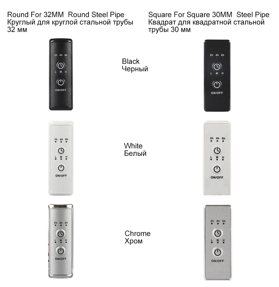 Carbon Fiber Runde Platz Stahl Rohr Handtuch Rack Timer Thermostat Schalter Thermostat