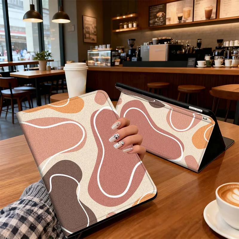 

Artistic Color Block Pattern For Xiaomi Mi Redmi Poco Pad 2 4 5 7S 6S 6 7 8 Max Plus Ultra SE Pro K 2025 Tablet Case