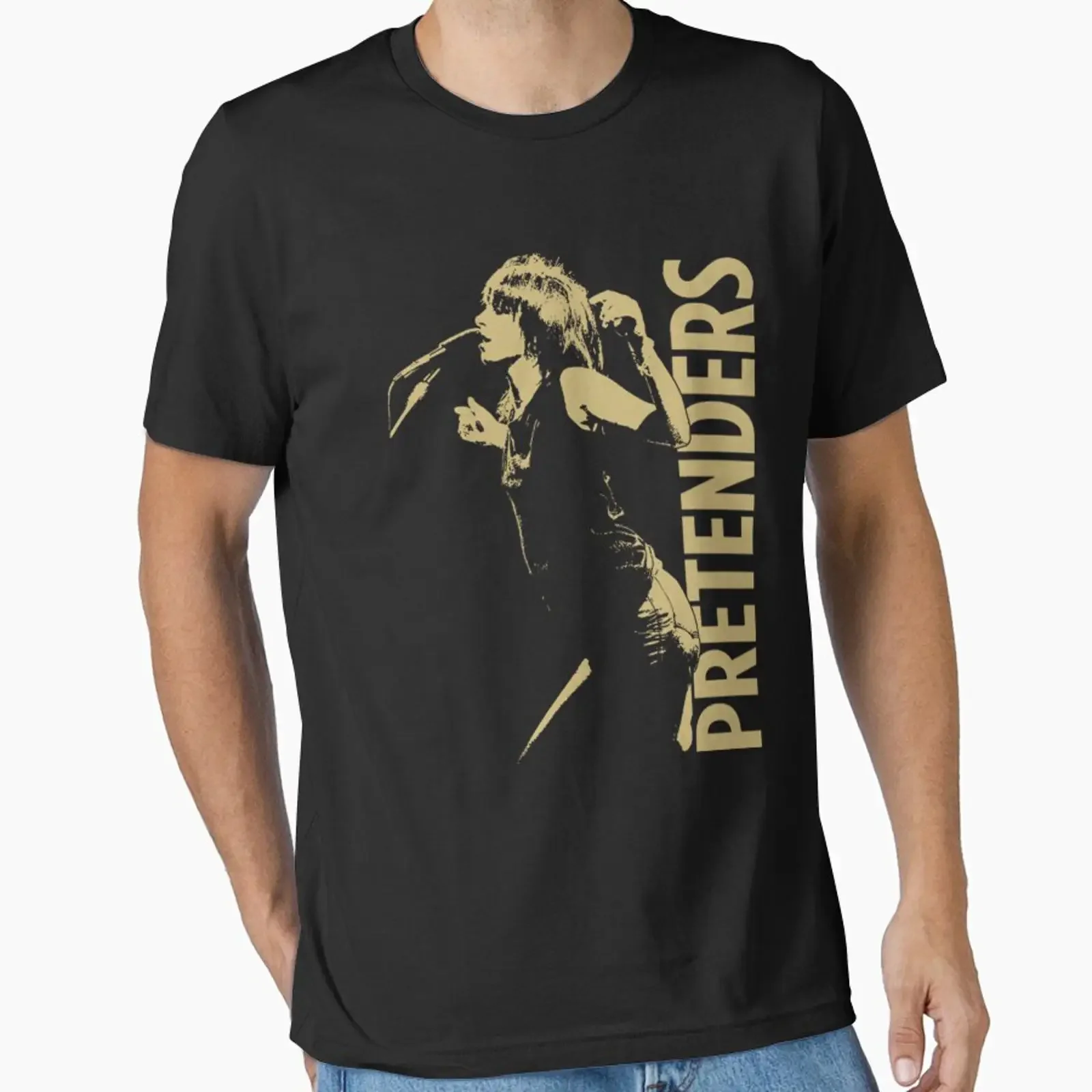Pretenders Hynde Band designed and sold by zacharij vintage Washed Soft Versatile streetwear Breathable Stretched