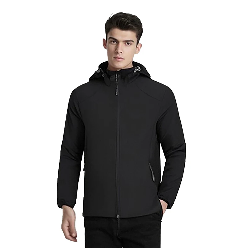 LNGXO-cortavientos para hombre, chaqueta impermeable para senderismo, escalada, pesca, protección solar al aire libre, abrigo elástico, sombrero