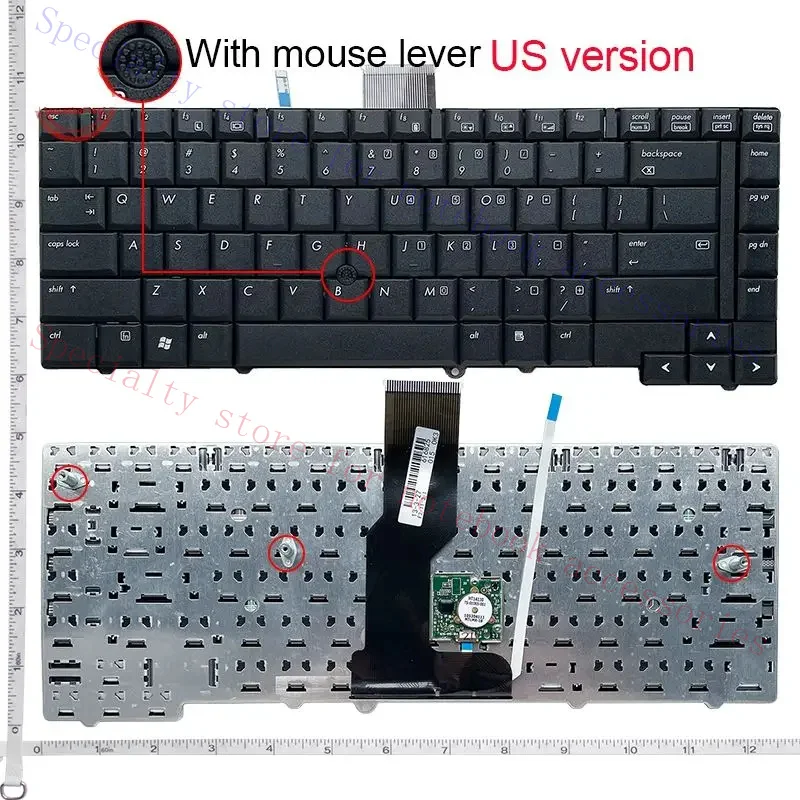 NEW Laptop Keyboard For HP EliteBook 6930 6930P 483010-001 468778-001 V070530AS1 Black US version