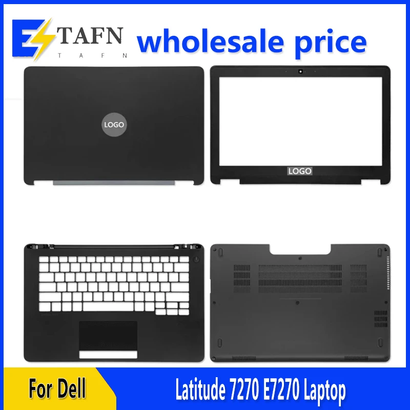 

New For Latitude 7270 E7270 Laptop LCD Back Cover Front Bezel Upper Palmrest Bottom Base Case Keyboard Hinges