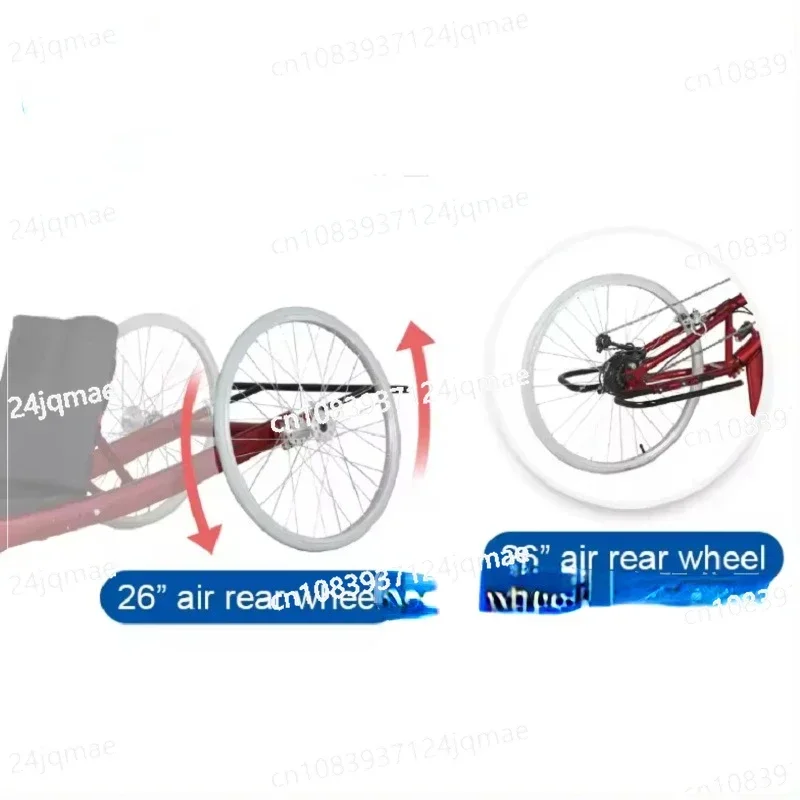 Paralympic Cycling Competition Car Aluminum Alloy Manual Cycling Sports Meet Competition Paralympic Racing Car