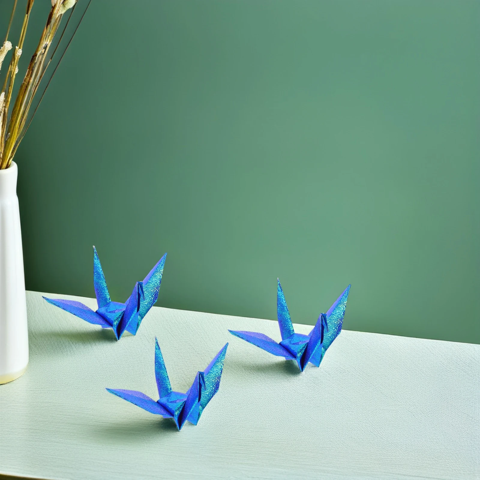 50 pezzi di carta pieghevole glitterata fogli iridescenti luminosi per artigianato creativo fai da te progetti scolastici carta origami lucida 15 cm 10 colori