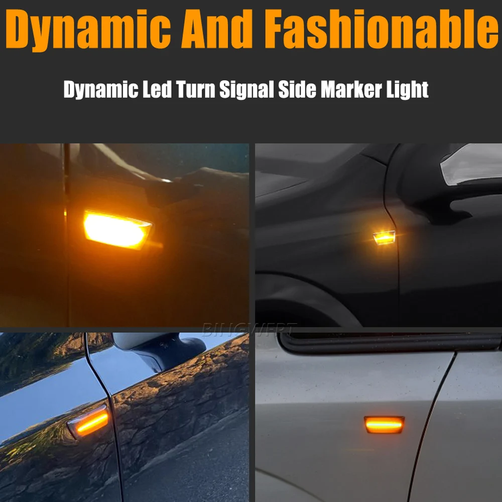 New For Chevrolet Cruze LED Dynamic Side Marker Light Repeater Indicator Light For Opel Insignia Astra H Zafira B Corsa D