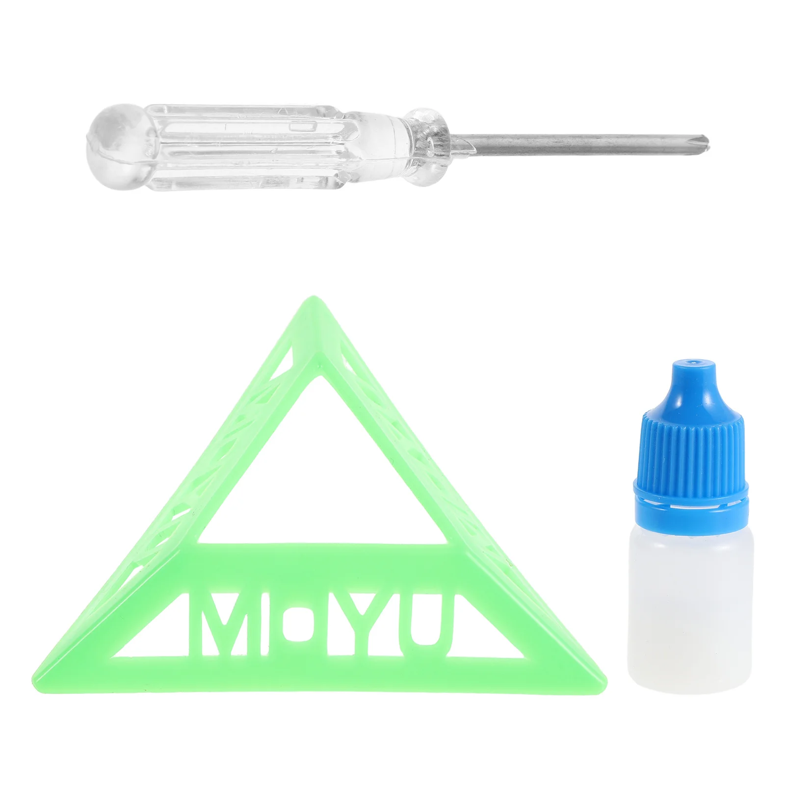 Kit de Ferramentas para Reparação de Quebra-Cabeças: Kit de Lubrificação para Cubos de Quebra-Cabeça, Ferramenta de Tensão para Cubo de Velocidade, Chave de Fenda Triangular Compacta