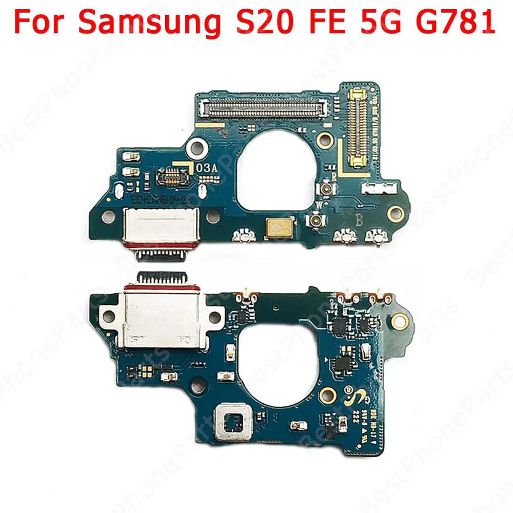 Charging Port For Samsung Galaxy S10 Lite S20 FE 4G 5G UW G977 G770 G980 USB Charge Board PCB Dock Connector Flex Spare Parts