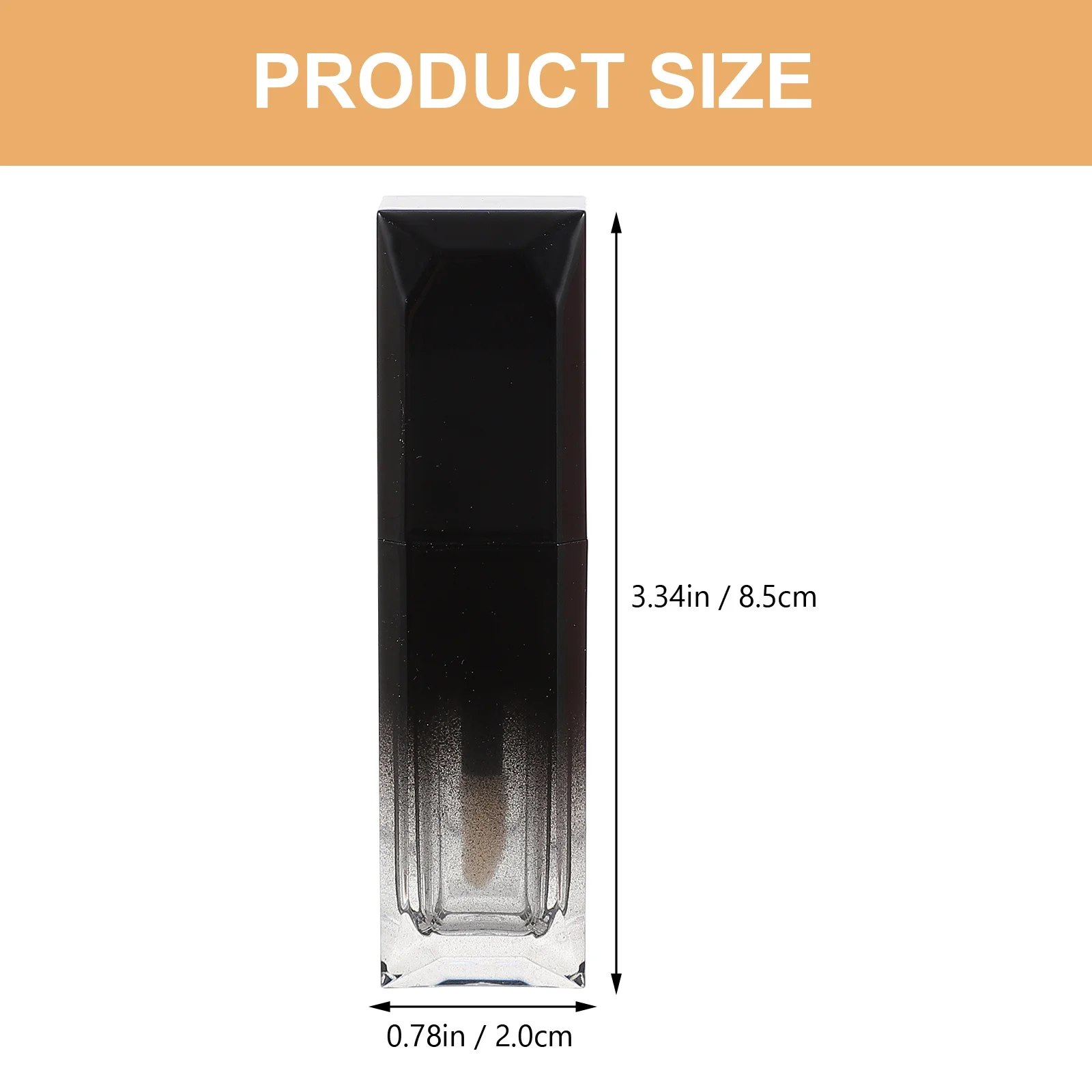 12pcs Lip Gloss Tubes Gradient Color Refillable Storage For Diy Empty Bottle Travel Use Lipstick Tube Container