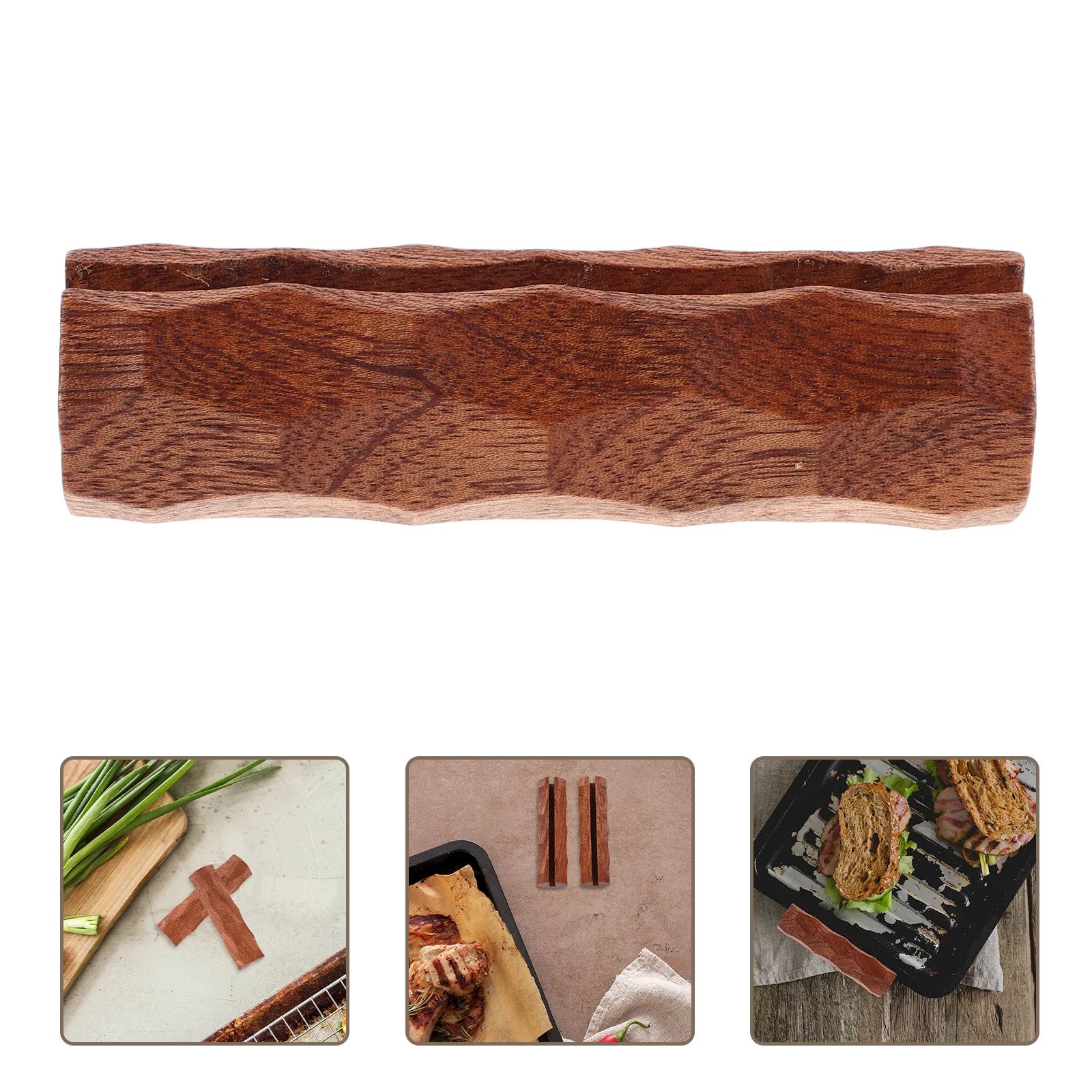 

1Pair Outdoor Bbq Pan Handle Covers Wooden Insulated Cast Iron Heat Resistant Grill Pot Sleeve Grip Hot Skillet Handle Cover