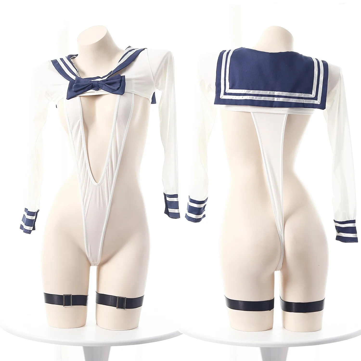 

Sexy Bikini Japanese Anime Girl Student School Uniform Sailor Outfits Cosplay Women Bodysuit Roleplay Pajama Costume Underwear