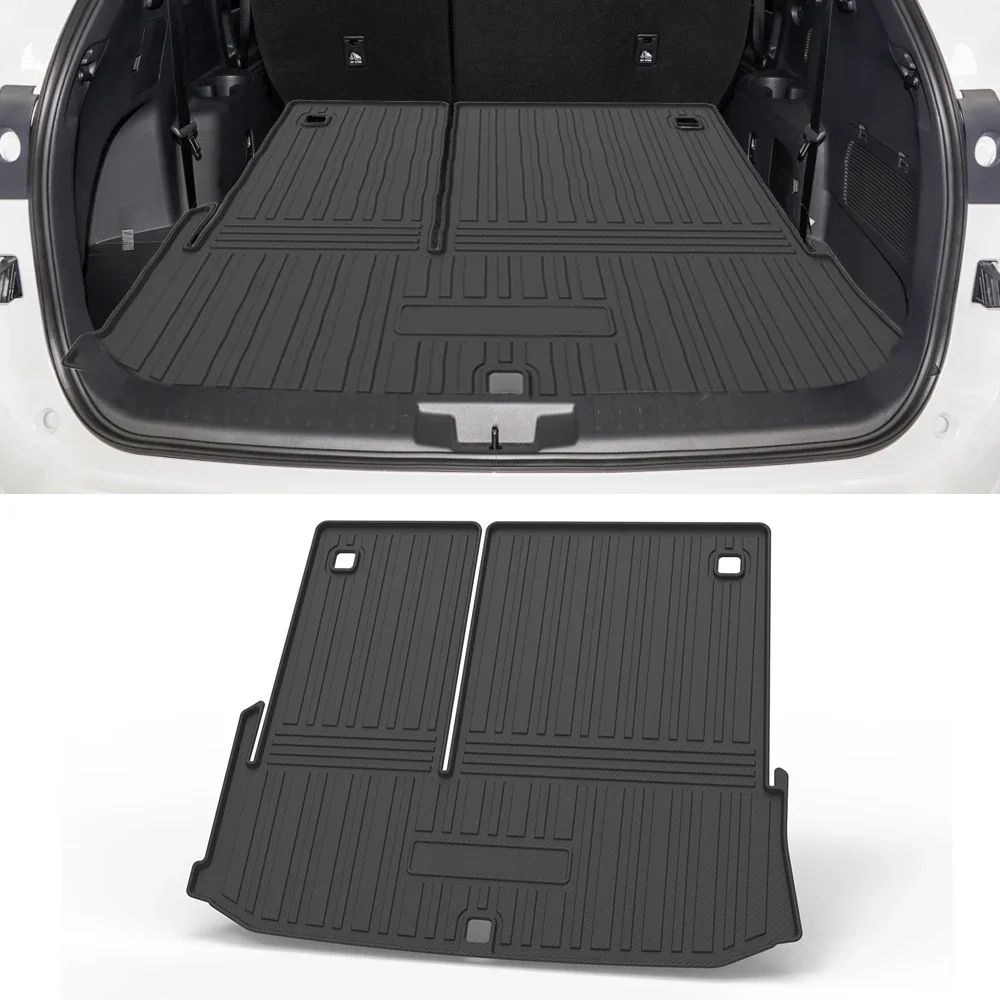 

For Toyota Highlander XU70 2020 2021 2022 2023 Cargo Liner All-Weather TPE Non-slip Trunk Mats Waterproof Boot Tray Trunk Carpet