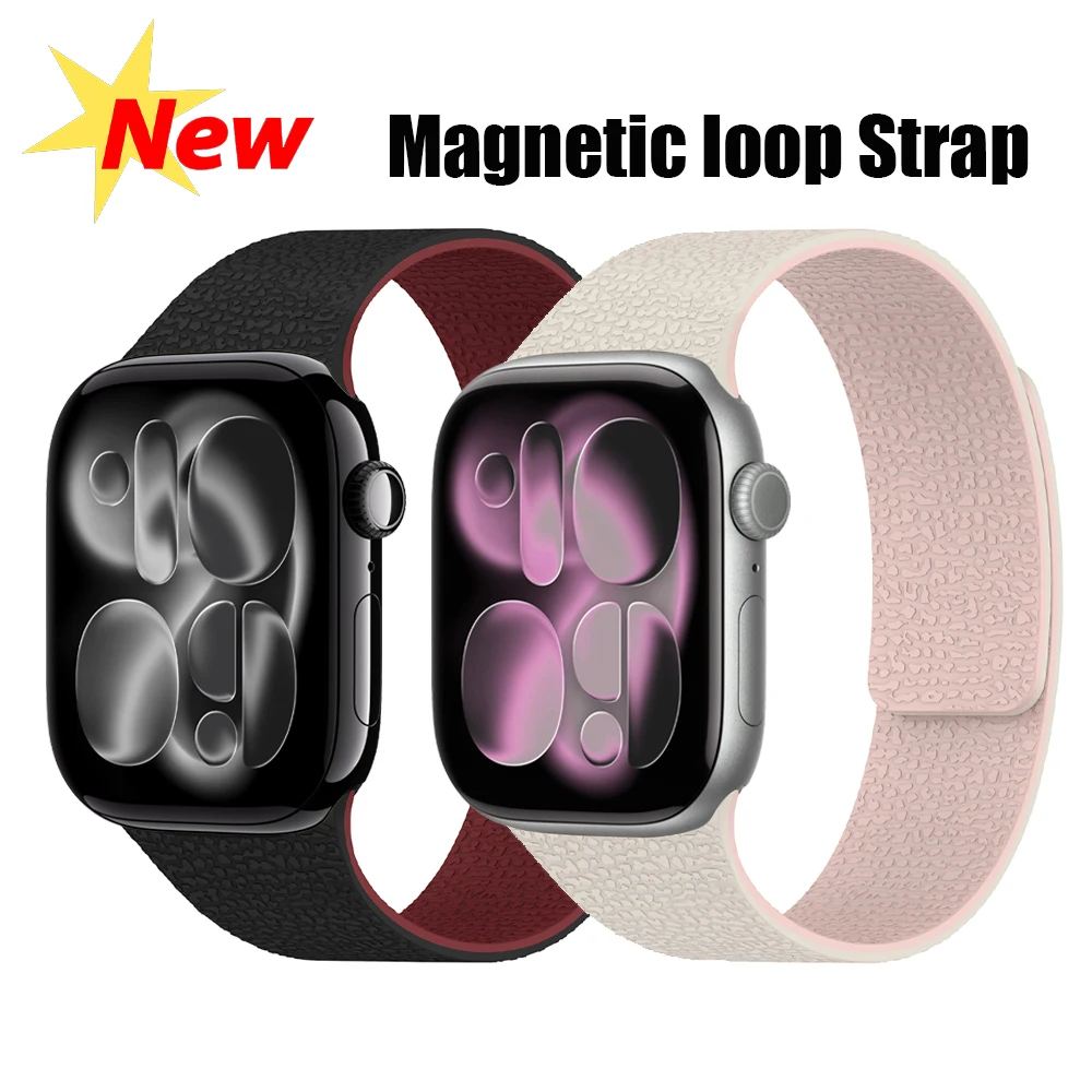 الأشرطة المغناطيسية لساعة أبل الفرقة 11 10 SE 9 8 7 6 الترا 3 49 مللي متر المعصم كوريا الرياضة سوار iWatch 45 مللي متر 46 مللي متر 44 مللي متر 40 41 42 مللي متر