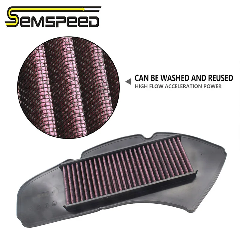 

For Yamaha NMAX125/155 2015-2019 Motorcycle High-Flow Air Filter Multi-Layer Engine Intake Filter Element OEM Fit Performance