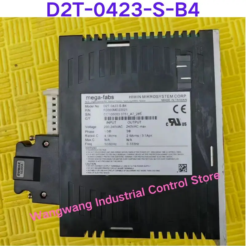 Second-hand test OK ,servo drive D2T-0423-S-B4