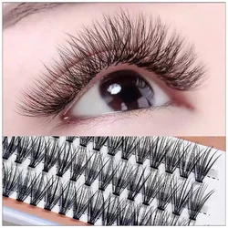 1box big capacity 60 bundles 20D Eyelash Extensions 0.07mm thickness Strip Eyelashes Individual Lashes Natural Style Lucky Lash