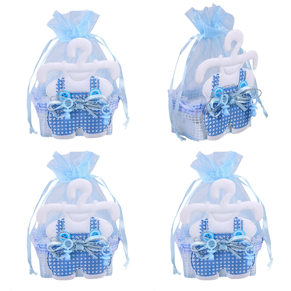 

12Pcs Non-Woven Fabric Candy Bags Feeder for Wedding Birthday Party Favors