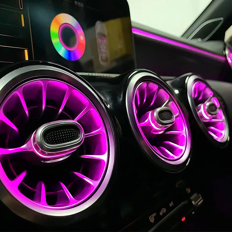 Applicable to Mercedes-Benz new B-class/GLB/GLA/W247 turbine trend ambient light atmosphere light interior modification and upg