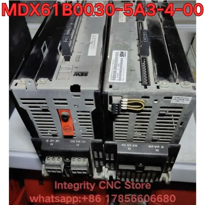 Second-hand MDX61B0030-5A3-4-00 inverter function test is normal