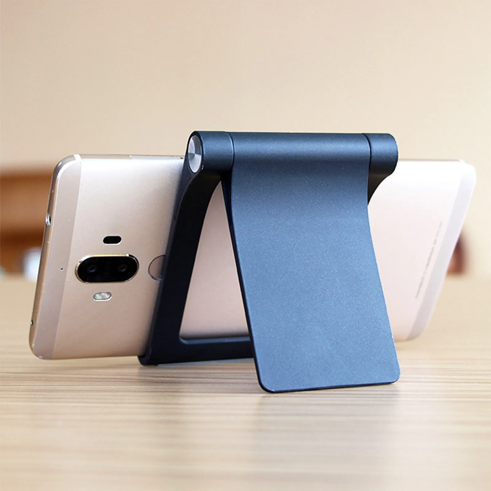 

Folding Adjustable Tablet Stand Holder for Phone and Tablet Robust Anti Slip Base Portable Flat Surface Desk Stand for Living