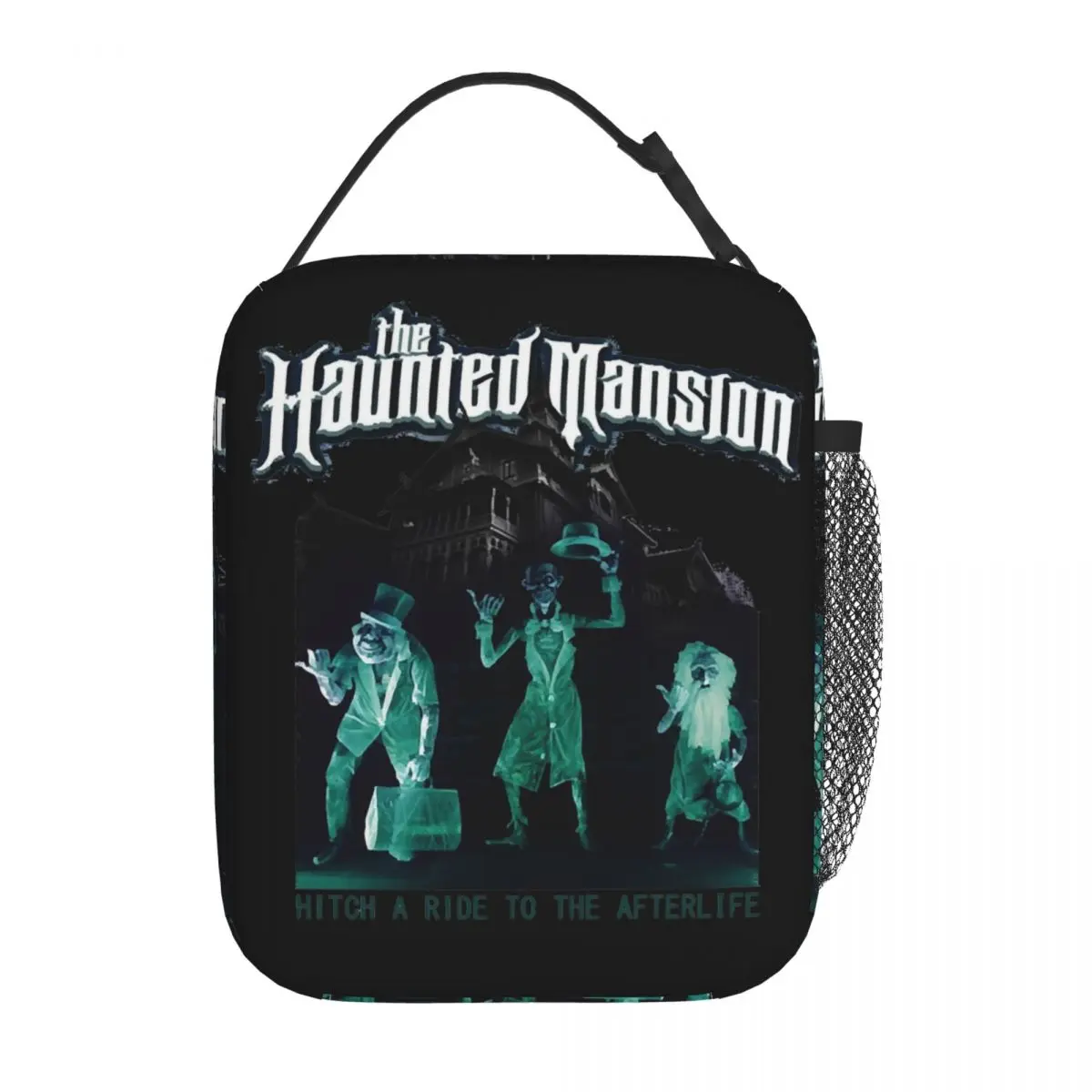 Horror Movie The Haunted Mansion Thermal Insulated Lunch Bag for School Portable Food Bag Container Cooler Thermal Lunch Boxes