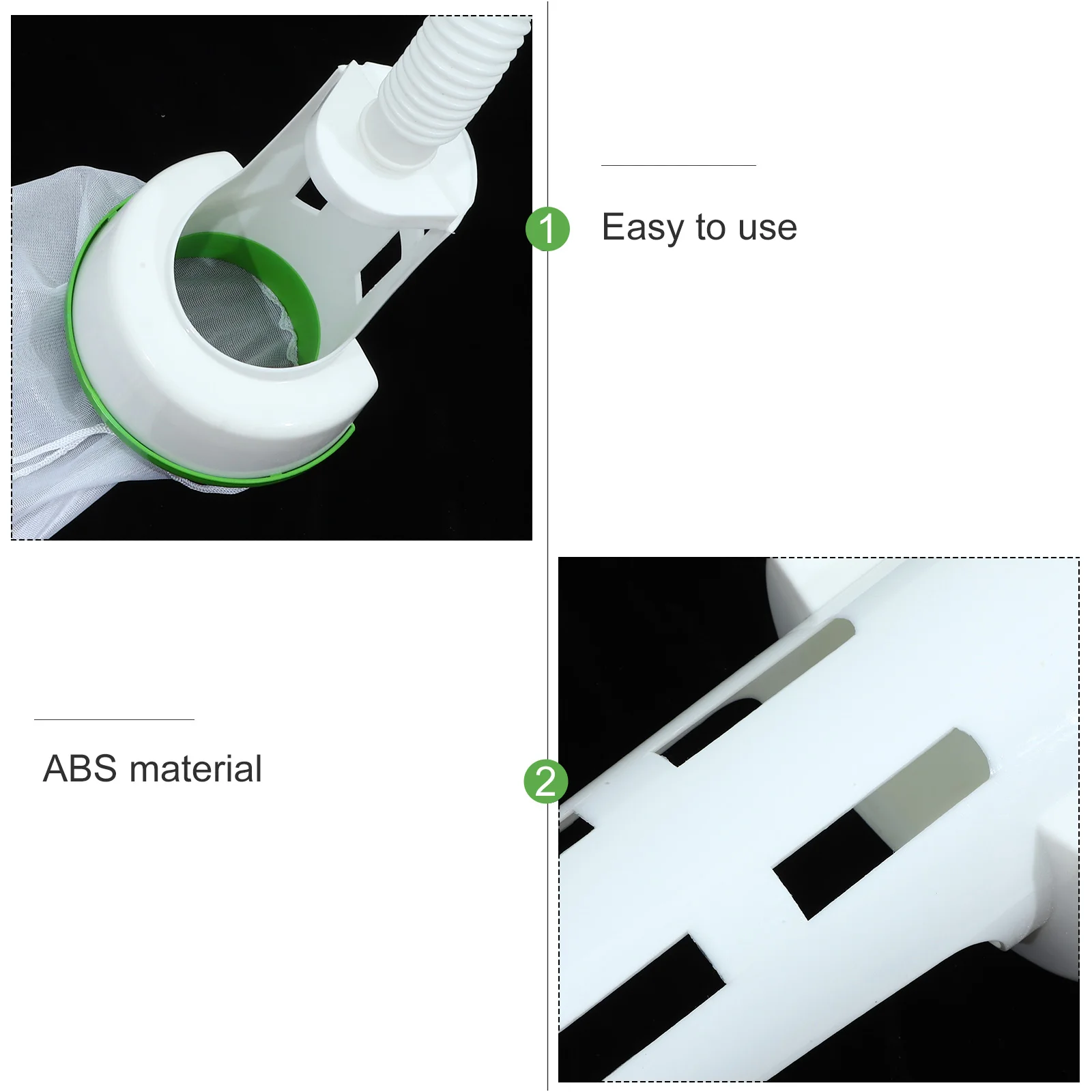 

1Set Leaf Collection Bag ABS Durable Waterproof Pool Skimmer Socks Large Capacity Easy Install Pool Filter Sock Net